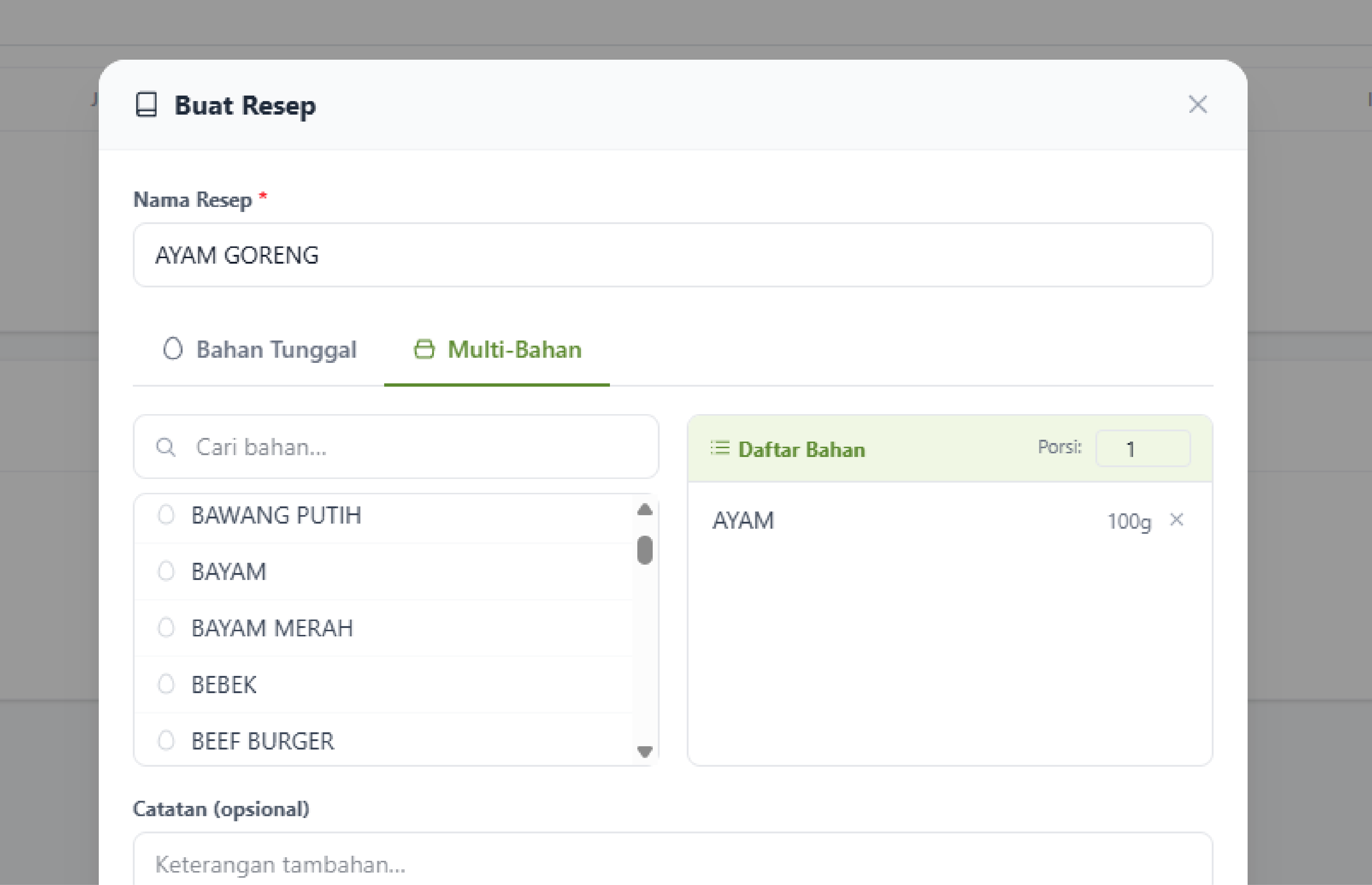 Menu & Resep NutriDev